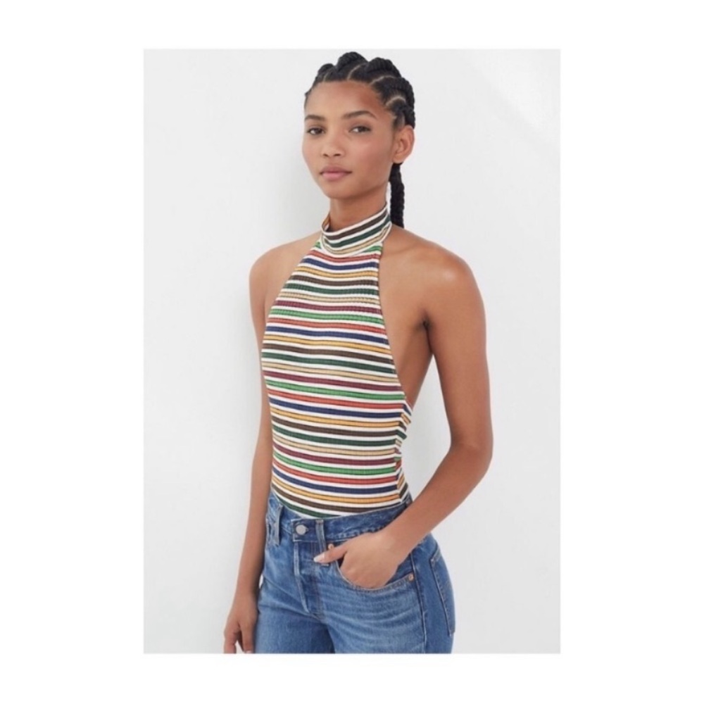 UO Out from Under Easton Halter Bodysuit
